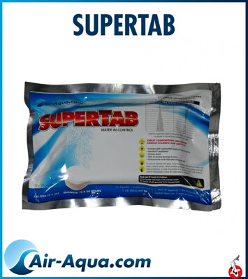 SuperTab - Chlórdioxid - 12 x 20 gramu - 10%