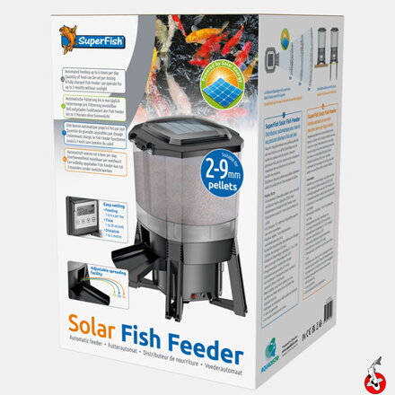 Solární krmítko pro ryby 2-9mm