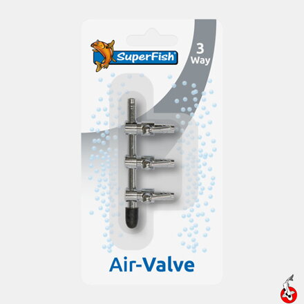 Ocelový ventil 3 výstup (3 cestný)