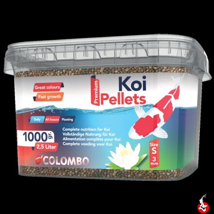 Koi Pellets Premium 2,5L (3mm)