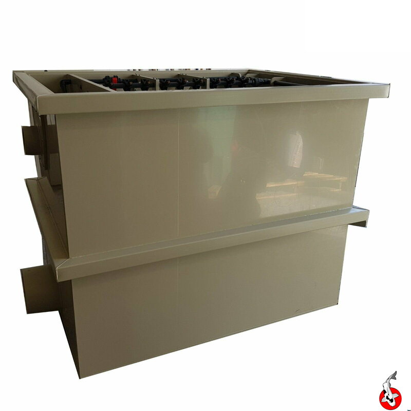 Bubnový filter PP100, s preplachom kanála a čerpadla Bubnový filter PP100, s preplachom kanála a čerpadla