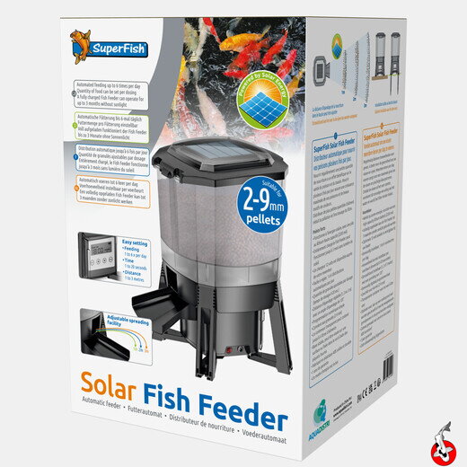 Solární krmítko pro ryby 2-9mm