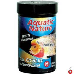 Aquatic Nature American Cichlid Food Excel Medium 130g, 320ml