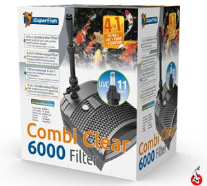  SUPERFISH CombiClear 6000 - Filter + UV + čerpadlo